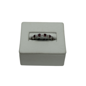 Ruby & Diamond Eternity Band