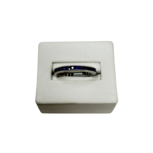 Blue Sapphire Eternity Band