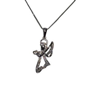 Diamond Angel Pendant Necklace