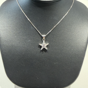 Diamond Star Pendant Necklace