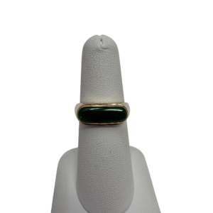 Long Oval Jade Ring