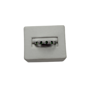 Tsavorite & Diamond Eternity Band