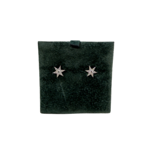 Diamond Starburst Stud Earrings