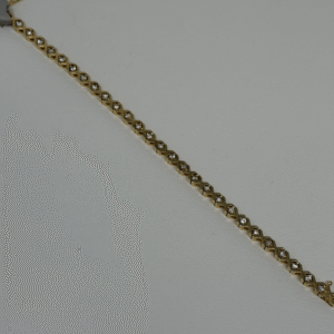 Diamond Link Tennis Bracelet (Yellow Gold)