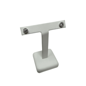 Diamond Halo Stud Earrings